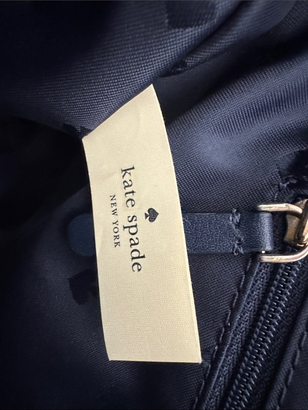 Kate Spade ♠️ Briar Lane Quilted Denim Meena Bag - Picture 13 of 16